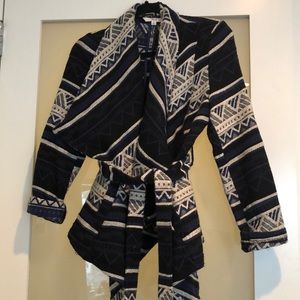 Jack by B.B. Dakota Aztec Wrap Jacket